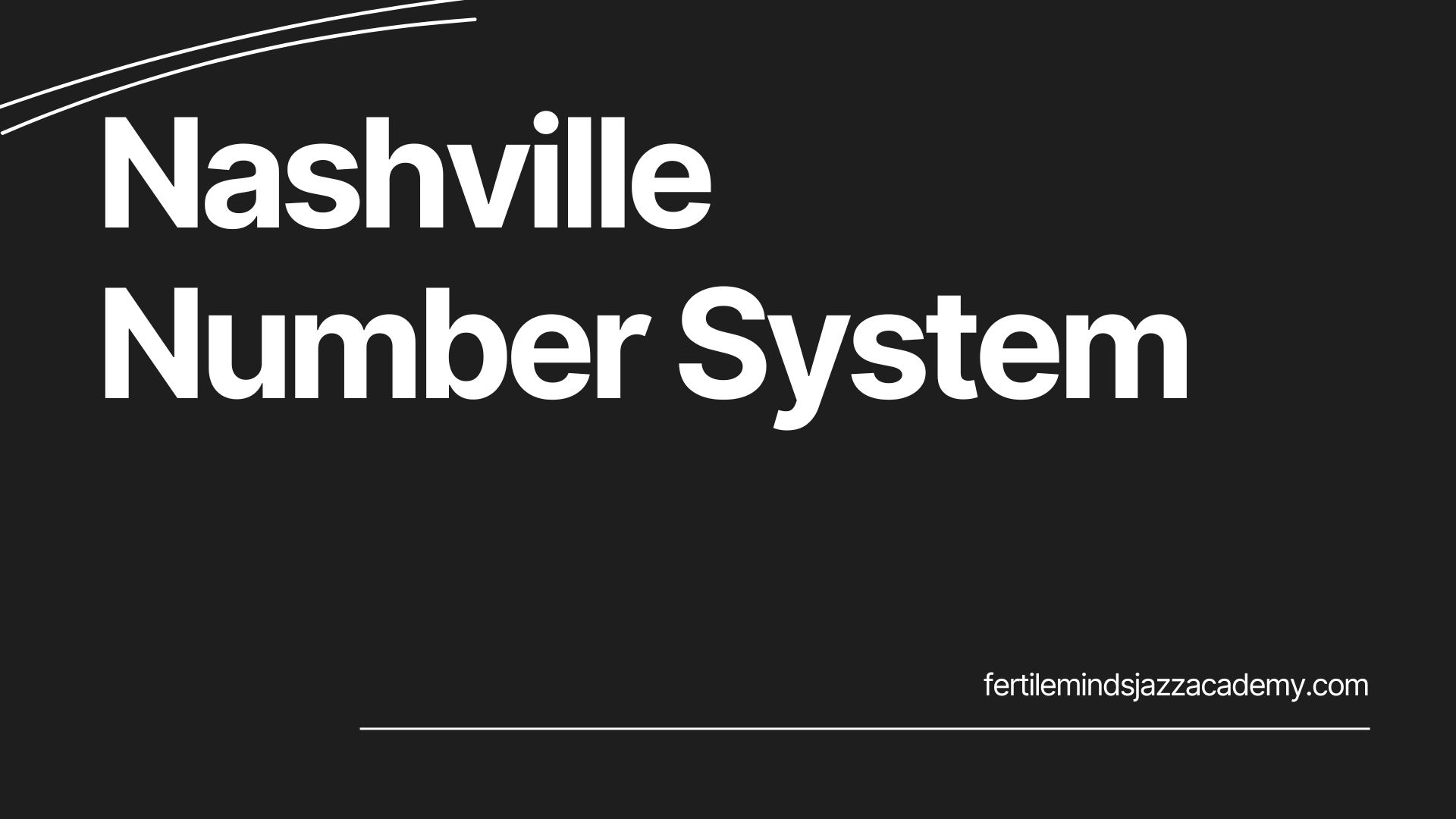 nashville number system