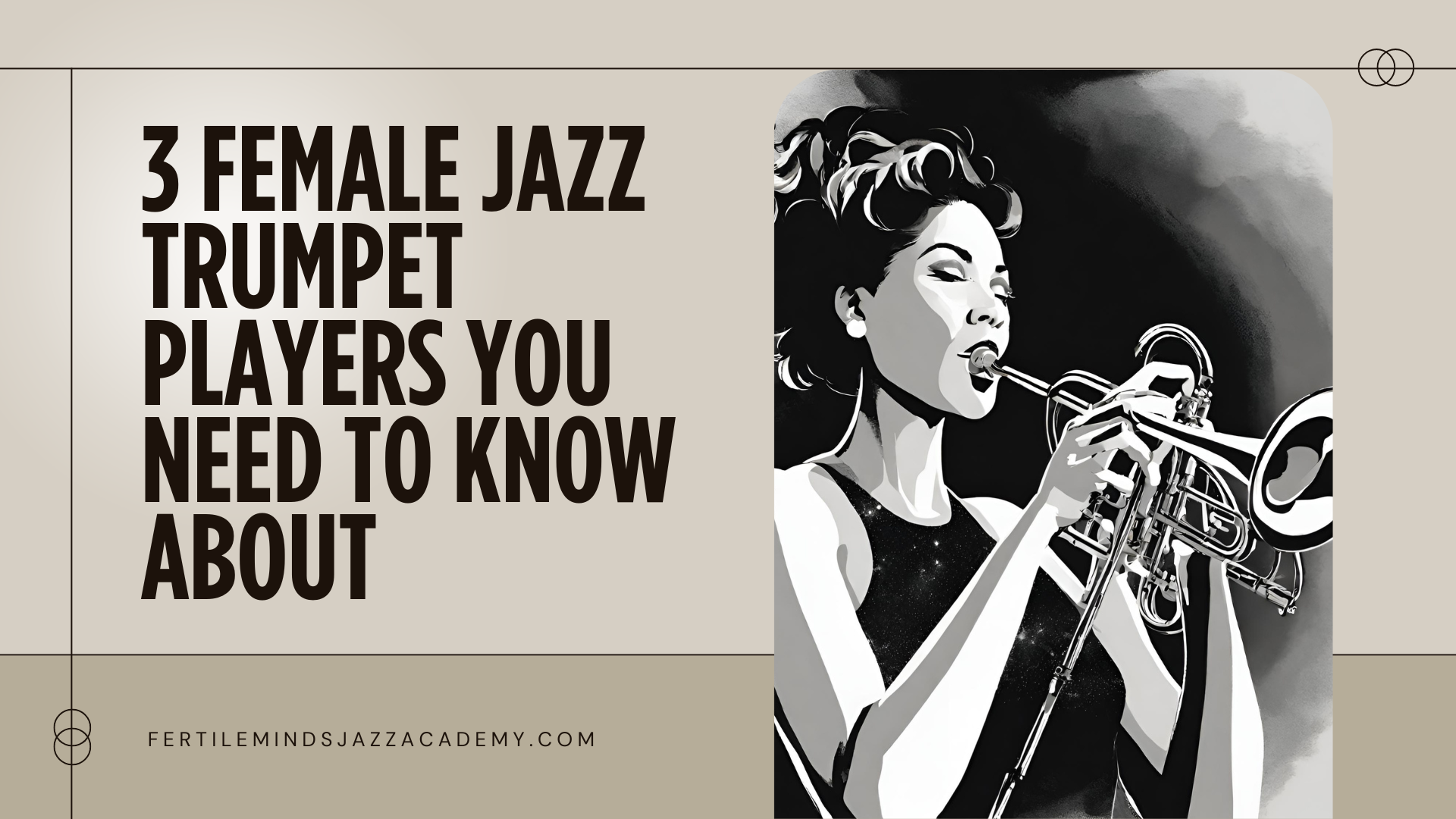 female jazz trumpet player