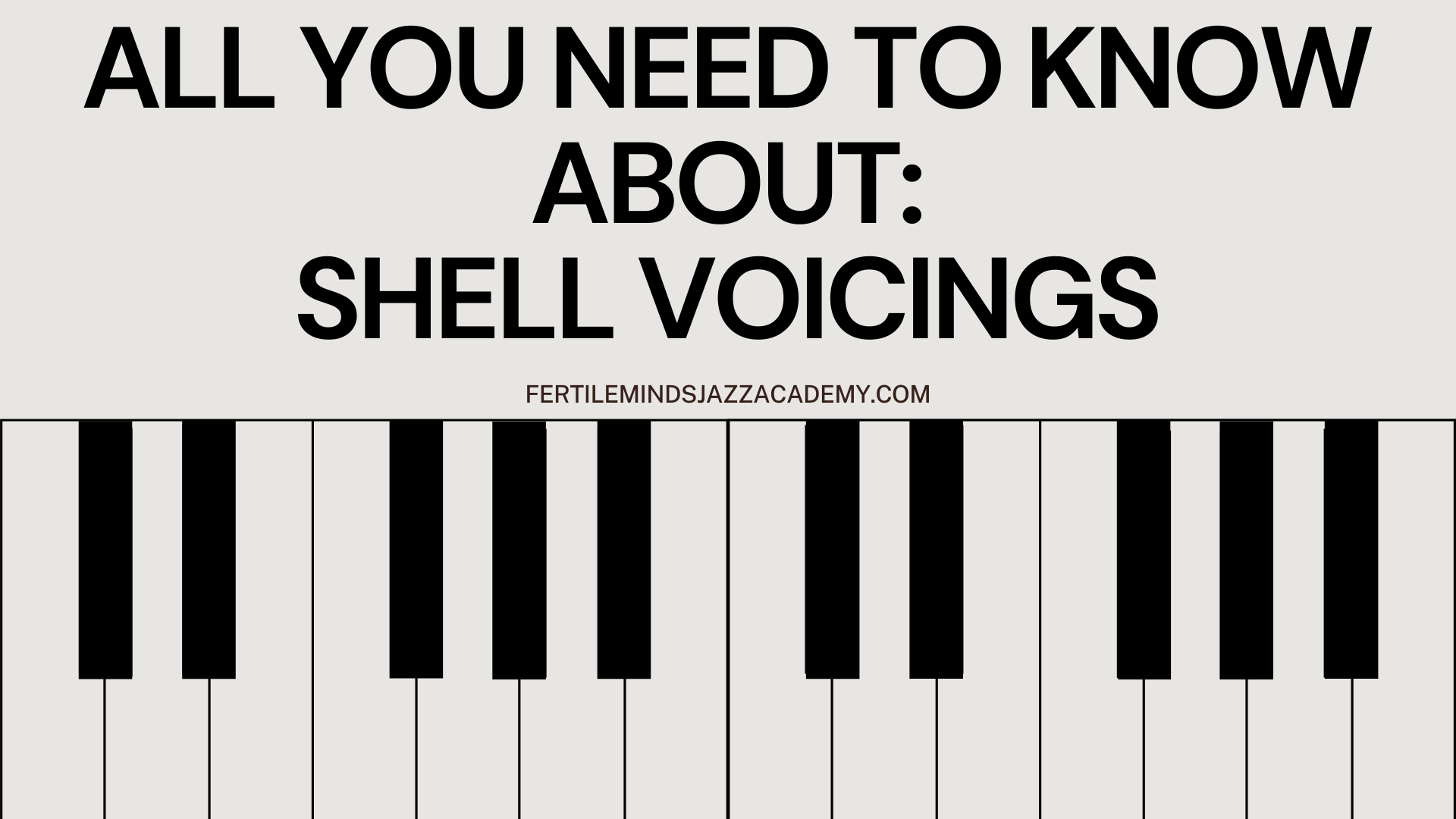 shell voicings