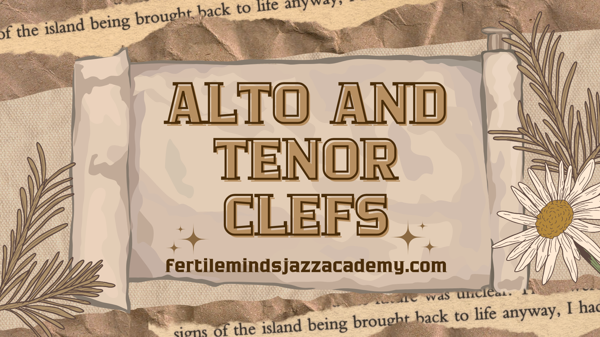ALTO AND TENOR CLEFS